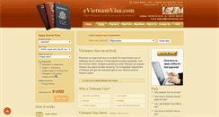 Desktop Screenshot of evietnamvisa.com